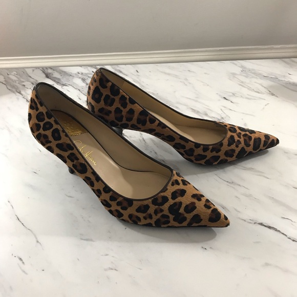 Cole Haan x Nike Air Collaboration Women’s Pony Hair Cheetah Print Heels. - Picture 9 of 13